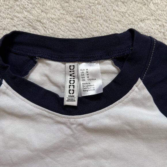 H&M Raglan Sleeve Crop Tee - Picture 2 of 2